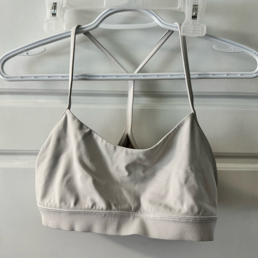 Lululemon Women's white Sports bra